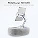 CreaDream Tablet Kindle Stand Pillow 2025 Upgrade, Adjustable iPad Pillow Stand Holder with 2 Snack Bowls for Lap Bed Sofa Chair, Compatible with 4.7