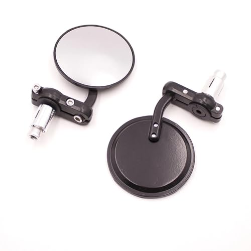 Rétroviseurs moto et scooter rotatifs à 360 degrés par paire pour guidon universel