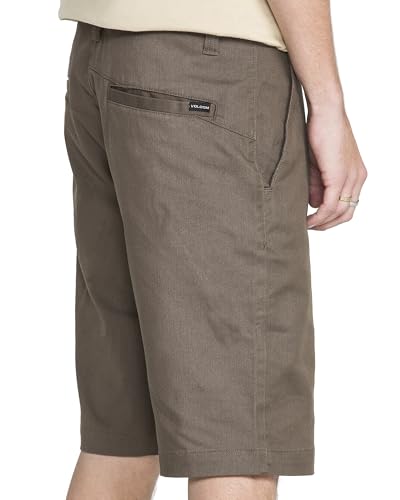 Image of Volcom Men's Vmonty Stretch 22 Chino Shorts - Casual Everyday Wear, Relaxed Fit