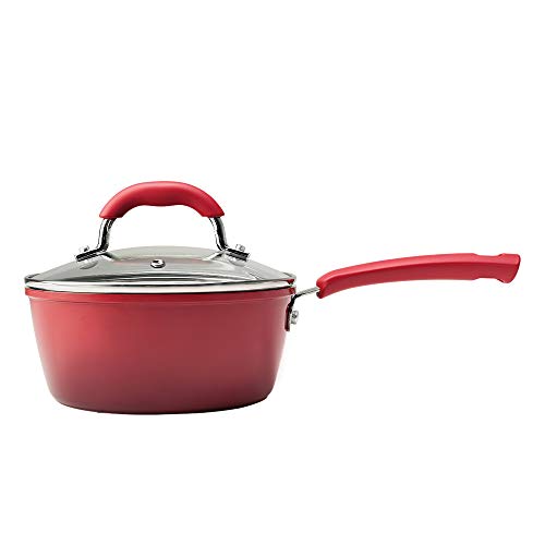 Jogo de Panelas 5 Peças Com Fundo De Indução Select, Vermelha, Brinox