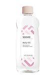 Amazon Brand - Solimo Baby Oil, Mild & Gentle, Dermatologist Tested, 14 Fluid Ounces