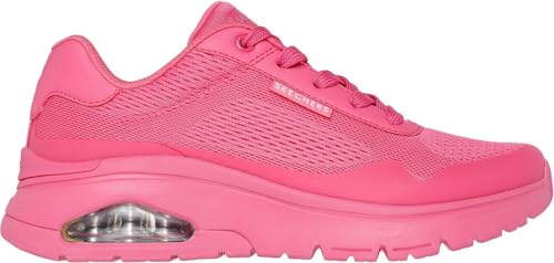 Skechers - Womens Uno Flex - Spring On Air Sneakers, Color Hot Pink, Size: 8.5 M US4