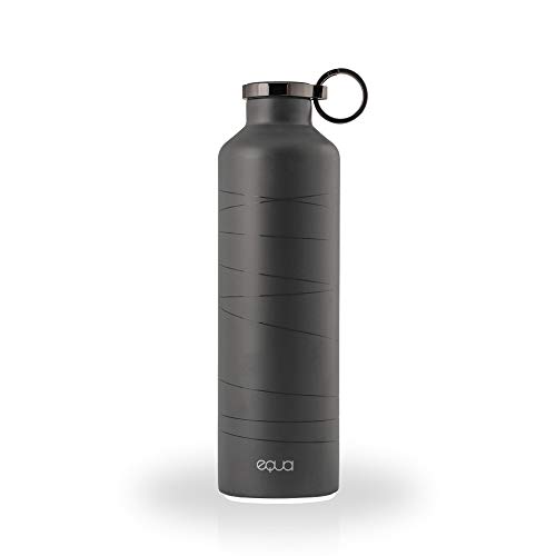 EQUA Smart Water Bottle - 23 oz - Bluetooth Water Intake Tracking with Light Up Reminders - Stainless Steel Double Wall Insulated