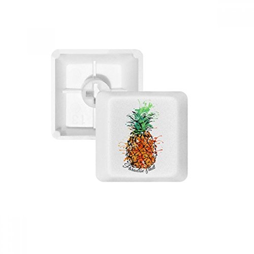 Keycaps PBT pour clavier mécanique OEM touches blanches et orange sans impression R4