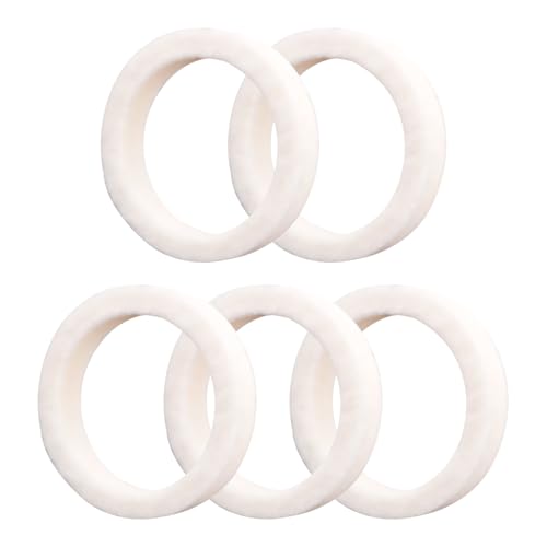 5pcs Espresso Machine Felt Washer, Coffee Grinders Parts Accessories Replacement Gasket Ring for Breville Sage BES870, BES878, BES880, BES980, BES990, BCG600, BCG820, BES875UK, BCG820BSSUK