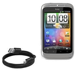 BoxWave Cable Compatible with HTC Wildfire S - DirectSync Cable, Durable Charge and Sync