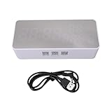 SIXRUN Sveglia a Specchio, Orologio Digitale con Controllo Vocale Che Cambia Colore a LED, Display di Temperatura e umidità, Ideale per i Viaggi in Ufficio a Casa