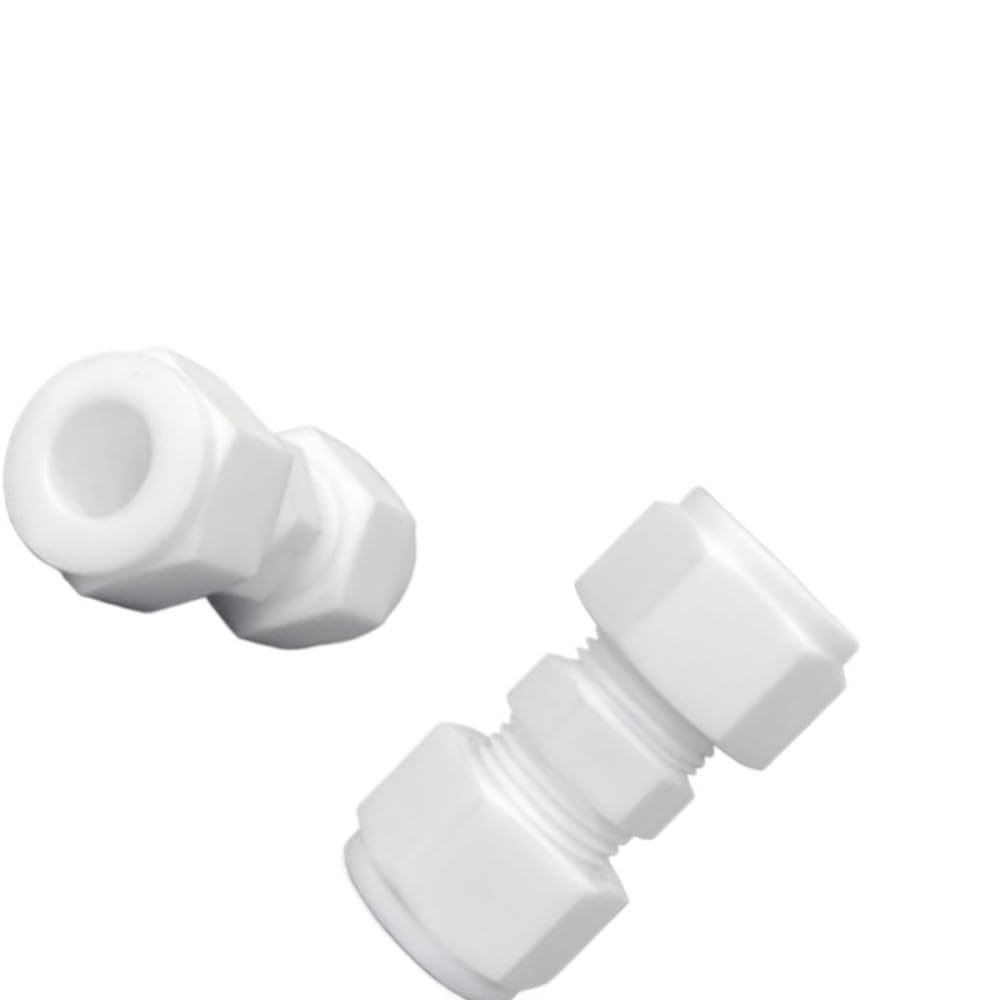 5 Stück PTFE-Reduzierverschraubung mit Aderendhülsen-Außengewinde – 1/16-Zoll-Ende for pneumatische und hydraulische Systeme(D1/16"- D3/16")