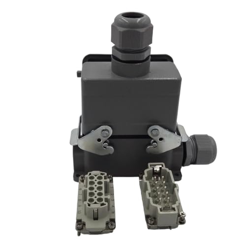 Conector rectangular HDC-HE-010 de 10 pines con molde de canal resistente 3