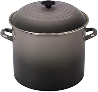 Le Creuset N5100-287F Stockpot, Steel, Oyster