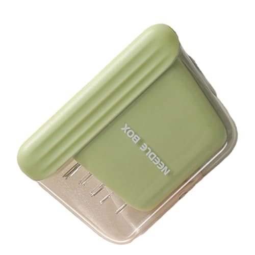 HOOLRZI Scatola porta aghi da cucito Scatola di immagazzinaggio dell'ago portatile Organizzatori dell'ago per cucire a mano e ricamo