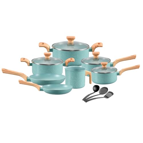 Mimo Style Conjunto de 10 Panelas, Pratic Cook Green, Compatível ...