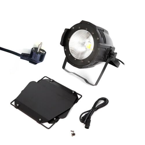 2 in 1 LED Par Light, 100 W COB Faro DMX, luce da palcoscenico bianco freddo/bianco caldo, luce stroboscopica per fotografia, chiesa, banchetto, matrimonio, teatro