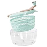 Salatschleuder Für | Doppelschichtiger Küchenbehälter - Küche Salatschleuder Trockenschüssel - Zum Waschen Kochen Servieren Lagerung Mischen Zuhause Und Restaurant