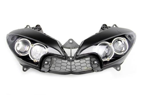 aVDB-moto Bloque Optico/Faro Delantero compatible con YAMAHA YZF R6 YZF-R6 RJ09 2005