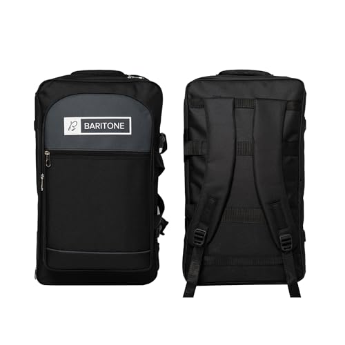 Image of Baritone Polyester Case With Laptop Compartment For DJ Controller, Padded Cover Compatible With Pioneer DDJ-FLX4 /DDJ-REV1 /DDJ-400 /DDJ-SB3 /DDJ-RB /Roland DJ-202 Bag, Black