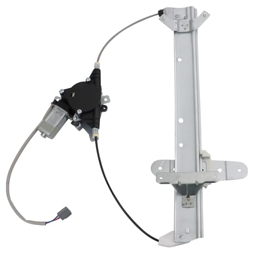 Image of TRQ Rear Right Power Window Regulator & Motor Assembly Passenger Side | Compatible with 1992-2011 Ford Crown Victoria Mercury Grand Marquis 2003-2004 Marauder FO1551111