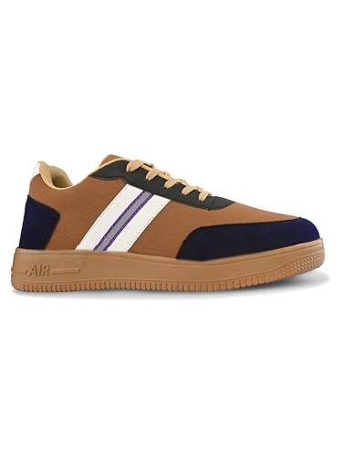 Image of Centrino Men's Sneakers | Cushioned Insole Comfortable Shoes | Trendy & Stylish Modern Sneakers | Durable Lightweight Sole Casual Walking Footwear (8184)