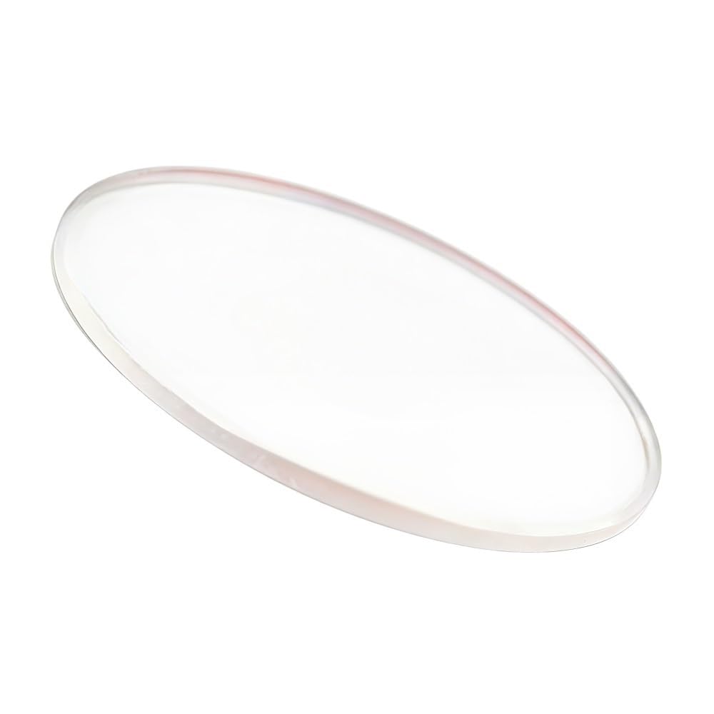 1 Stück Flache Saphir-Uhrenglaslinse, Mineralglas Uhrenteil | Glatt kreisförmig transparent(35.5MM*2.5MM)