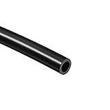uxcell Silicone Tubing 5/16'(8mm) ID X 1/2'(12mm) OD 3.3ft(1m) Silicone Rubber Tube Air Hose Pipe for Pump Transfer Black
