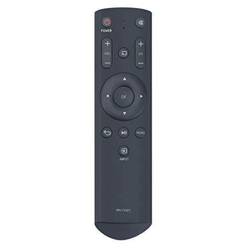 Télécommande RM-C3321 JVC pour remplacer un boîtier cassé sur Smart TV LED