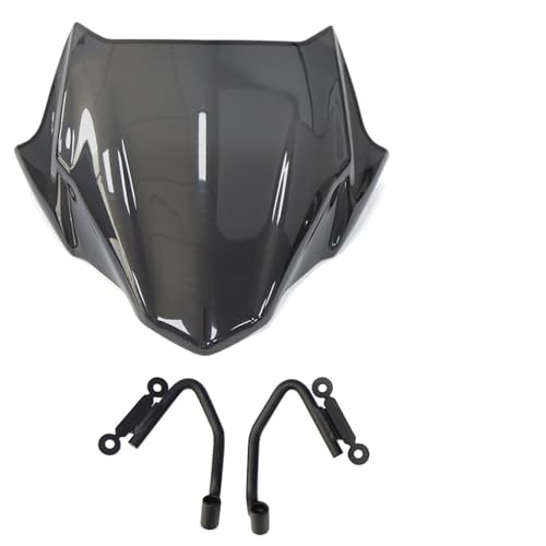 Pare-brise de rue moto CB500F CB400F 2017 2019 2022 visière saute-vent gris