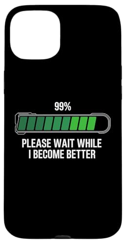 Sarcastic Personal Development Please Wait While I Become... �X�}�z�P�[�X iPhone 15 Plus �p