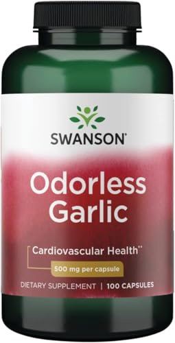 Swanson Best Garlic Odor-Cont 500 MG 100 Cap