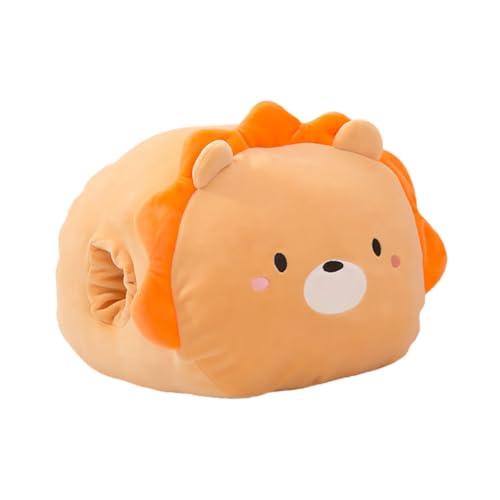 COSMEVIVI 手枕 ハンドウォーマー枕 枕を投げる ナマケモノぬいぐるみ ソファ枕 マフぬいぐるみ つめた 冬のハンドウォーマー 装飾枕 漫画ハンドウォーマー 車 漫画抱き枕 Orange 布
