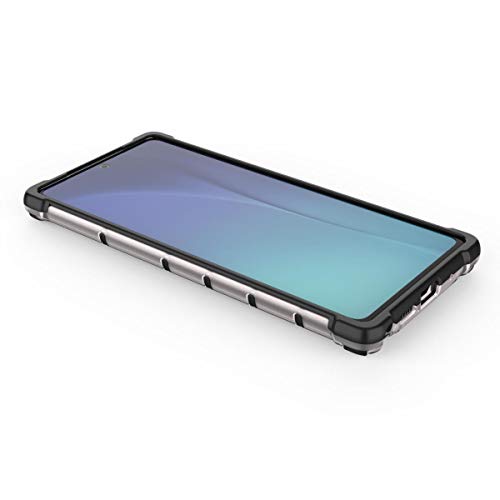 Image of Glasgow | for Samsung Galaxy Note 20 Honeycomb Pattern Back Case Cover for Samsung Galaxy Note 20 - Black