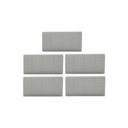Filtro HEPA For Depósito De Polvo, Marco, Juntas De Goma, Malla De Prefiltro, Compatible Con Aspiradoras Robóticas Vileda VR 302. Incluye Depósito De Polvo Y Caja De Depósito.(5pcs)
