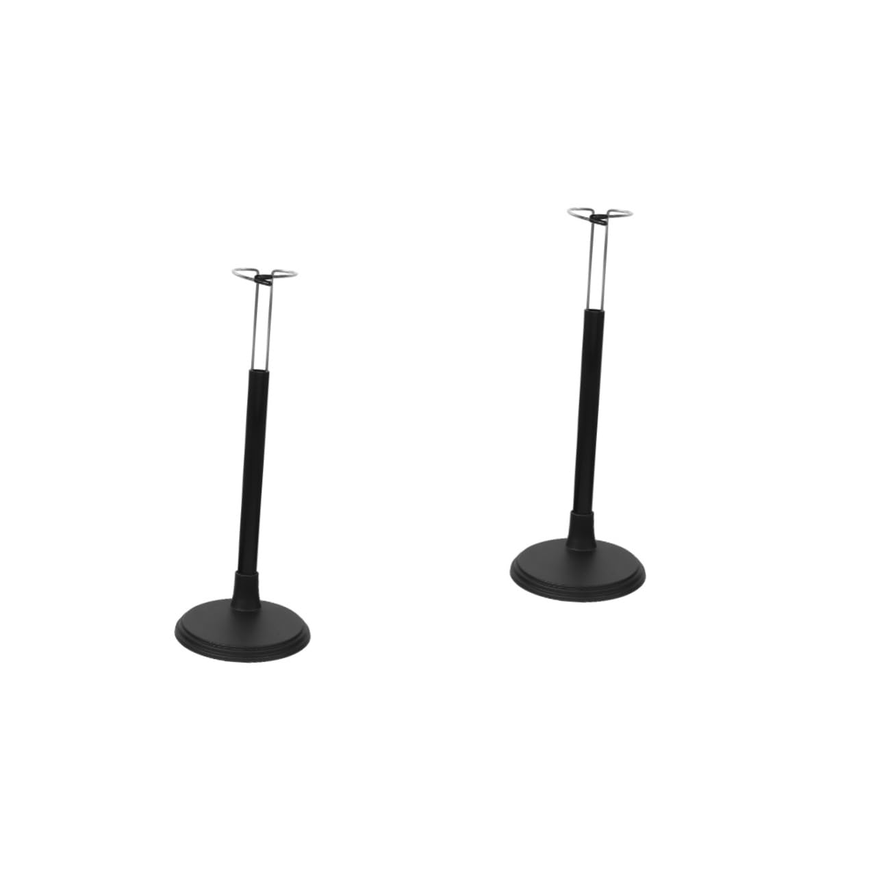 Abaodam 2pcs Adjustable Doll Display Stand Doll Accessories Stable Base Portable Small Holder