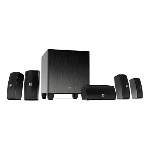 JBL Cinema 610 Advanced 5.1 Home Theater Speaker System with Powered Subwoofer