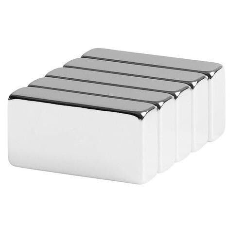 50 Pack 1/2 x 1/4 x 1/8 inch Block Fridge Magnets Rare Earth Neodymium N48