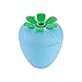 Humidificador Difusor De Aceites Esenciales Regalo Creativo Estilo Fresa, Diseño De Reducción De Ruido ≤30db, Purificación De Aire Humidificado, con Ventilador USB + Lámpara, Blue