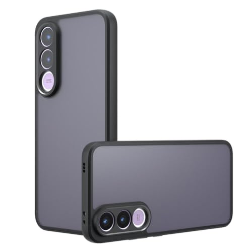 Image of Matte PC+TPU Phone Case for Vivo V70 FE 5G, Black