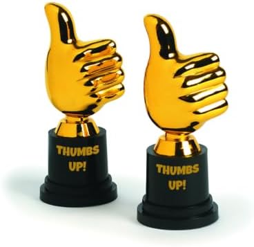Fun Express Thumbs Up Trophies for Good Job Award, Set of 12 image 5
