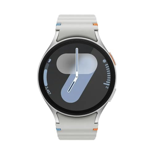 Samsung Galaxy Watch7 Smartwatch 44mm Bluetooth, Galaxy AI, Tela em Cristal de Safira, GPS de Dupla Frequência, Monitoramento avançado de saúde, sono e de coração, Processador de 3nm - Prata