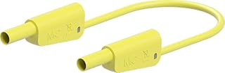Stäubli SLK-4N-S10 - Cable de prueba (100 cm, 1 unidad), color amarillo