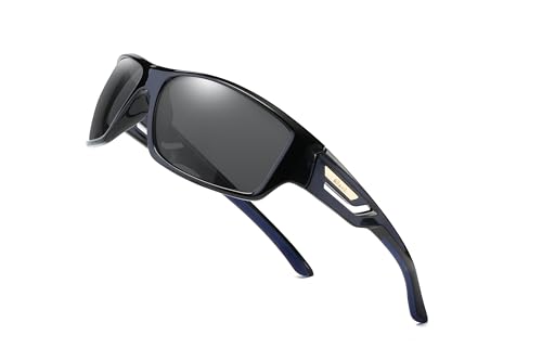 Bevi Polarized Sports Sunglasses TR90 Unbreakable Frame for Men Women Running Cycling Baseball 2518C1