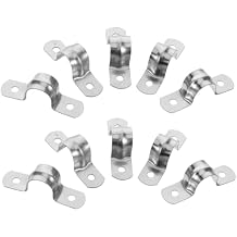 ULTECHNOVO Stable Fit Pipe Clamp u Bracket Clamp Stainless Steel Strap for Pipe Holder