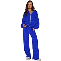 Hoodie/Straight Pants-royal Blue