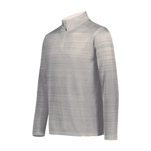Augusta Sportswear Pursuit 1/2 Zip Pullover Athletic Grey 3XL