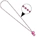 Pink Whistle On Chain Necklace (36