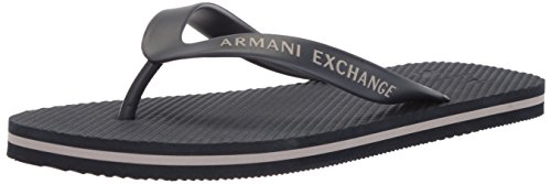 Image of Armani Exchange Men's Solid Flip Flops