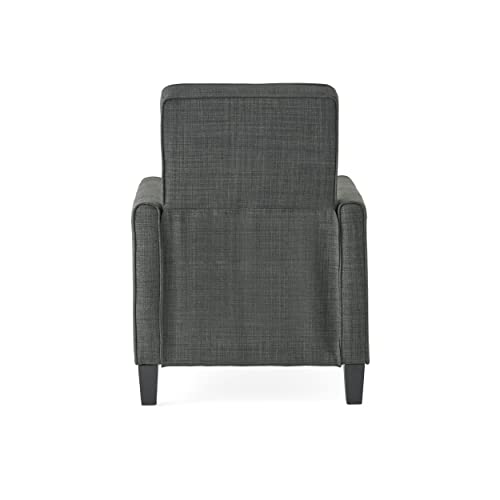 Sillón Reclinable Gris Mimbre Estructura Sólida miniatura 7