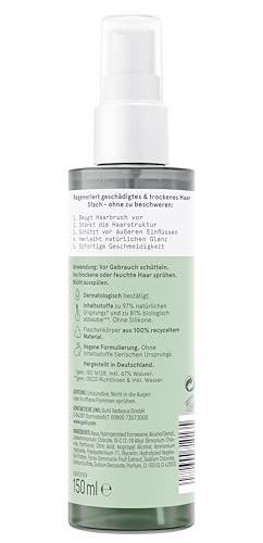 Guhl 5 in 1 Intensiv Sprüh-Spülung - Inhalt: 150 ml - Reparatur - Ohne Silikone - Mit Hitzeschutz - Planzliches Keratin