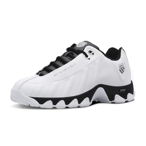 Image of K-Swiss Men's ST329 CMF Sneaker, Wide Tennis Walking Shoes Leather Upper