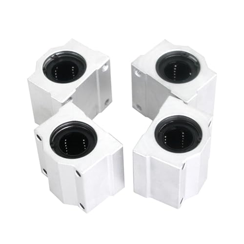 Cojinete de bolas lineal SCS10UU con bloque de aluminio de alta precisión, pack de 4 3