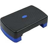 Fitvids 18' Workout Aerobic Stepper Step Platform with 2 Risers, Multiple Colors